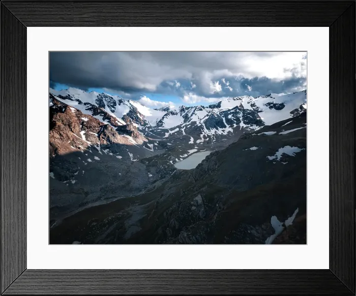 Framed Print : Snow-capped peaks and lush valleys at sunset showcased in a stunning landscape, Kyrgyzstan, Central Asia, Asia Framed Print : Snow-capped peaks and lush valleys at sunset showcased in a stunning landscape, Kyrgyzstan, Central Asia, Asia