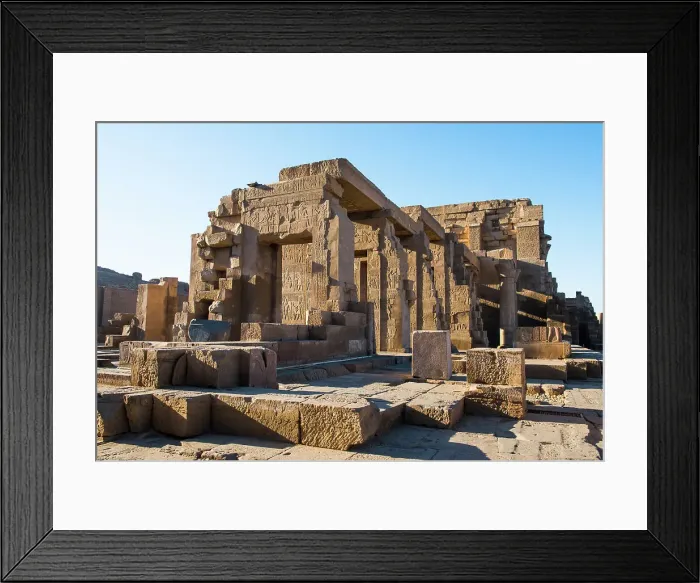 Framed Print : Temple of Kom Ombo dedicated to gods Sobek and Haroeris, Egypt, North Africa, Africa Framed Print : Temple of Kom Ombo dedicated to gods Sobek and Haroeris, Egypt, North Africa, Africa