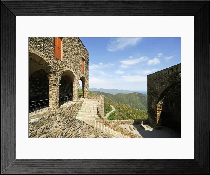 Framed Print : Monastery of Sant Pere de Rodes, Costa Brava, Catalonia, Spain, Europe Framed Print : Monastery of Sant Pere de Rodes, Costa Brava, Catalonia, Spain, Europe