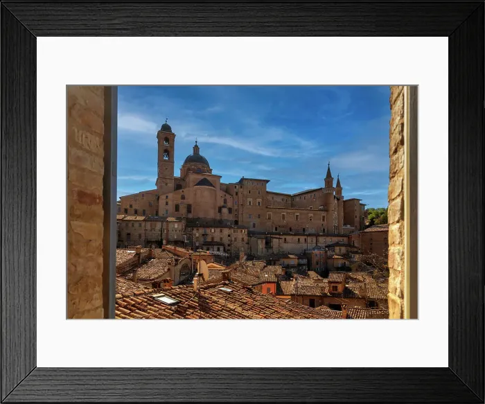 Framed Print : Old Town, UNESCO World Heritage Site, Urbino, Marche, Italy, Europe Framed Print : Old Town, UNESCO World Heritage Site, Urbino, Marche, Italy, Europe