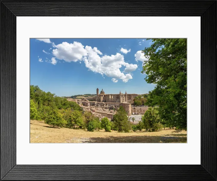 Framed Print : Panorama of the Cathedral, Palazzo Ducale and historic center, UNESCO World Heritage Site, Urbino, Marche, Italy, Europe Framed Print : Panorama of the Cathedral, Palazzo Ducale and historic center, UNESCO World Heritage Site, Urbino, Marche, Italy, Europe