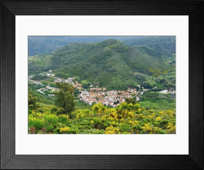 Framed Print : Village of La Selva de Mar, Costa Brava, Catalonia, Spain, Europe