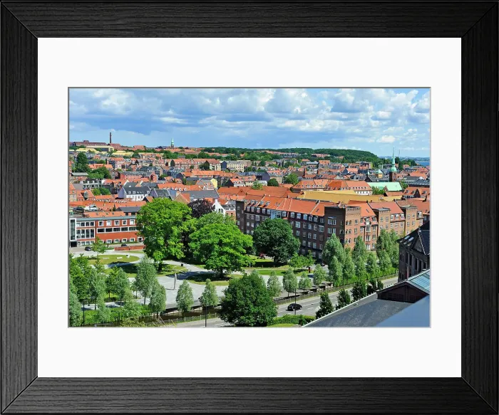 Framed Print : View from the rooftop of ARoS, Aarhus, Jutland Peninsula, Denmark, Europe Framed Print : View from the rooftop of ARoS, Aarhus, Jutland Peninsula, Denmark, Europe