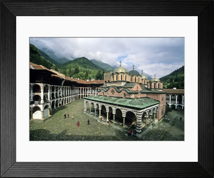 Framed Print : Main church of the Rila Monastery, UNESCO world Heritage Site, Bulgaria, Europe Framed Print : Main church of the Rila Monastery, UNESCO world Heritage Site, Bulgaria, Europe