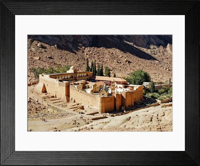 Framed Print : Saint Catherine's Monastery, UNESCO World Heritage Site, South Sinai, Egypt, North Africa, Africa
