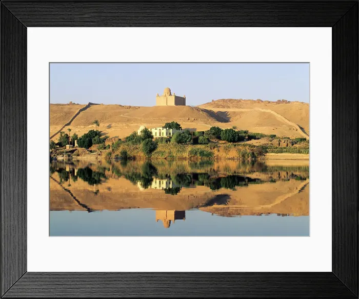 Framed Print : Mausoleum of Sultan Muhammad Shah, Aga Khan III, 1877-1957, Nile river bank, Aswan, Egypt, North Africa, Africa Framed Print : Mausoleum of Sultan Muhammad Shah, Aga Khan III, 1877-1957, Nile river bank, Aswan, Egypt, North Africa, Africa