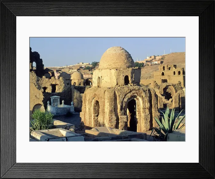 Framed Print : Fatimid Necropolis, Aswan, Egypt, North Africa, Africa