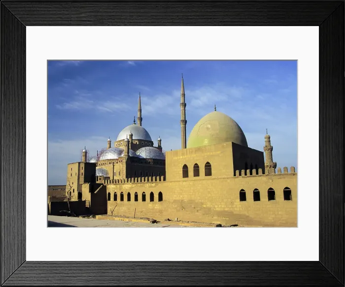 Framed Print : Al-Nasir Muhammad Mosque, green dome, and Mohamed Ali Mosque inside the Saladin Citadel, Cairo, Egypt, North Africa, Africa Framed Print : Al-Nasir Muhammad Mosque, green dome, and Mohamed Ali Mosque inside the Saladin Citadel, Cairo, Egypt, North Africa, Africa