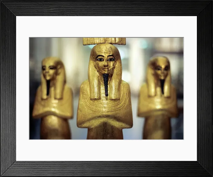 Framed Print : Gold statuettes, tomb of Tutankhamun, Museum of Egyptian Antiquities, Cairo, Egypt, North Africa, Africa Framed Print : Gold statuettes, tomb of Tutankhamun, Museum of Egyptian Antiquities, Cairo, Egypt, North Africa, Africa
