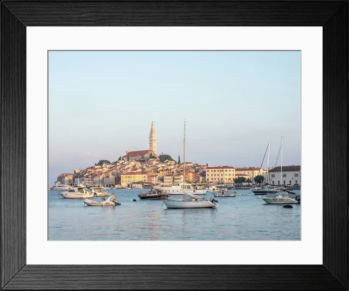 Framed Print : The Old Town, Rovinj, Istria, Croatia, Europe Framed Print : The Old Town, Rovinj, Istria, Croatia, Europe
