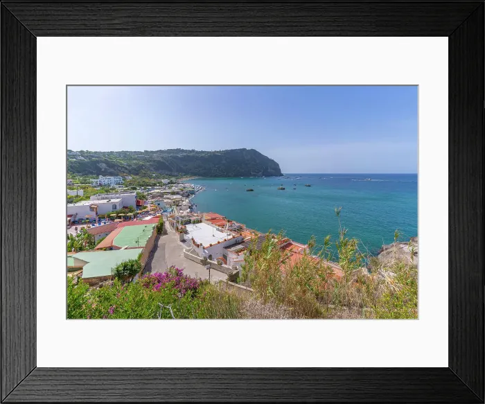 Framed Print : View of Spiaggia di Citara beach, Forio, Island of Ischia, Campania, Italy, Europe Framed Print : View of Spiaggia di Citara beach, Forio, Island of Ischia, Campania, Italy, Europe