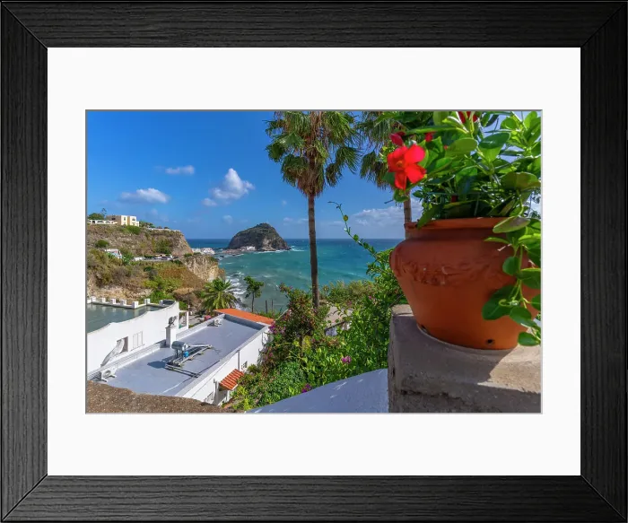 Framed Print : View of Torre di Sant'Angelo from elevated position in Sant'Angelo, Sant'Angelo, Island of Ischia, Campania, Italy, Europe Framed Print : View of Torre di Sant'Angelo from elevated position in Sant'Angelo, Sant'Angelo, Island of Ischia, Campania, Italy, Europe