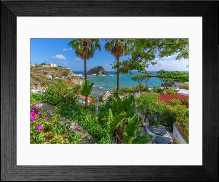Framed Print : View of Torre di Sant'Angelo from elevated position in Sant'Angelo, Sant'Angelo, Island of Ischia, Campania, Italy, Europe Framed Print : View of Torre di Sant'Angelo from elevated position in Sant'Angelo, Sant'Angelo, Island of Ischia, Campania, Italy, Europe