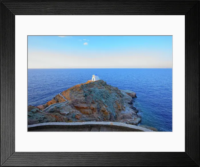 Framed Print : Seven Martyrs Church, Kastro, Sifnos Island, Cyclades, Greek Islands, Greece, Europe