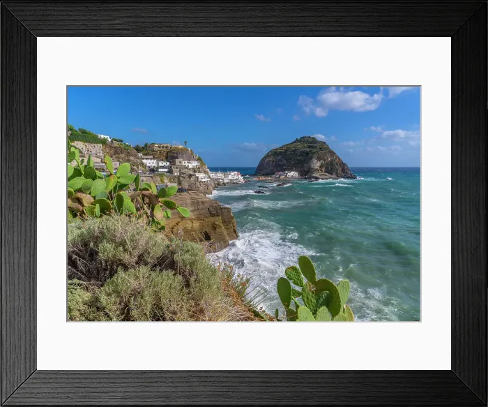 Framed Print : View of Torre di Sant'Angelo from elevated position in Sant'Angelo, Sant'Angelo, Island of Ischia, Campania, Italy, Europe Framed Print : View of Torre di Sant'Angelo from elevated position in Sant'Angelo, Sant'Angelo, Island of Ischia, Campania, Italy, Europe
