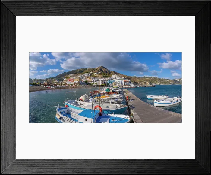 Framed Print : View of Sant'Angelo from Porto di Sant'Angelo, Sant'Angelo, Island of Ischia, Campania, Italy, Europe Framed Print : View of Sant'Angelo from Porto di Sant'Angelo, Sant'Angelo, Island of Ischia, Campania, Italy, Europe