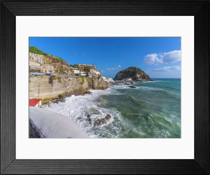 Framed Print : View of Torre di Sant'Angelo, Sant'Angelo, Island of Ischia, Campania, Italy, Europe Framed Print : View of Torre di Sant'Angelo, Sant'Angelo, Island of Ischia, Campania, Italy, Europe