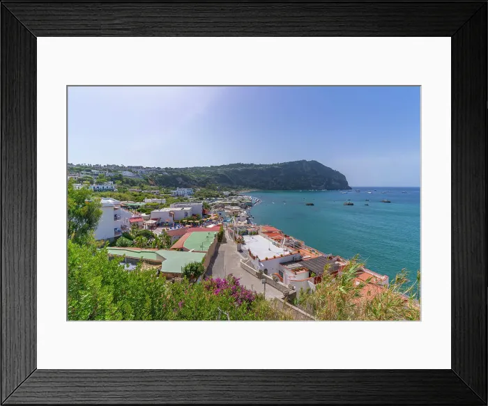 Framed Print : View of Spiaggia di Citara beach, Forio, Island of Ischia, Campania, Italy, Europe Framed Print : View of Spiaggia di Citara beach, Forio, Island of Ischia, Campania, Italy, Europe