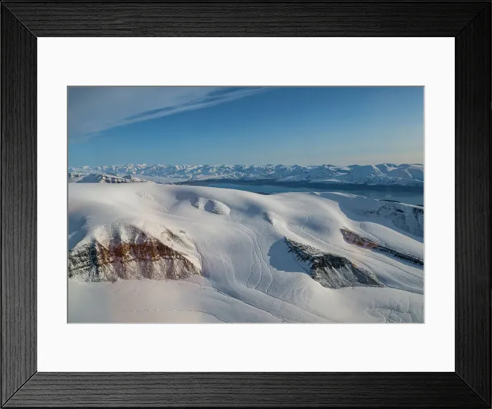 Framed Print : Aerial of Axel Heiberg island, Nunavut, Canadian Arctic, Canada, North America Framed Print : Aerial of Axel Heiberg island, Nunavut, Canadian Arctic, Canada, North America