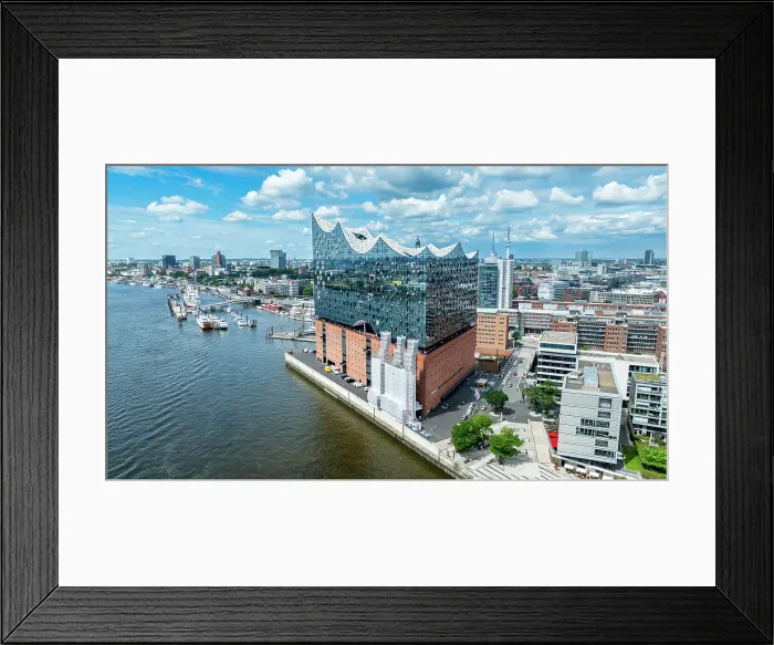 Framed Print : Aerial of the Elbphilamonie the Hamburg opera house building overlooking the city of Hamburg, Germany, Europe Framed Print : Aerial of the Elbphilamonie the Hamburg opera house building overlooking the city of Hamburg, Germany, Europe