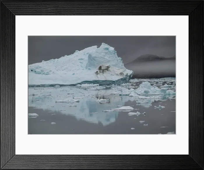 Framed Print : Floating iceberg near the Eqi glacier, Ilulissat, Western Greenland, Denmark, Polar Regions Framed Print : Floating iceberg near the Eqi glacier, Ilulissat, Western Greenland, Denmark, Polar Regions