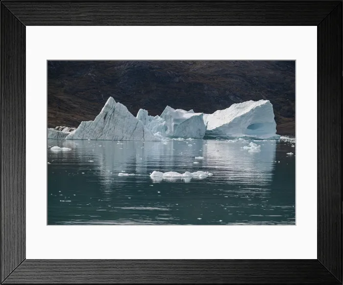 Framed Print : Floating iceberg near the Eqi glacier, Ilulissat, Western Greenland, Denmark, Polar Regions Framed Print : Floating iceberg near the Eqi glacier, Ilulissat, Western Greenland, Denmark, Polar Regions