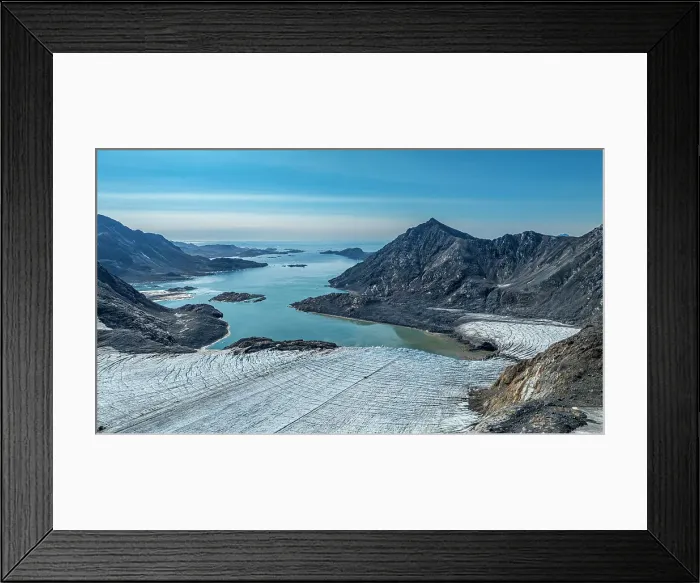 Framed Print : Aerial of Kulusuk, Greenland, Denmark, Polar Regions Framed Print : Aerial of Kulusuk, Greenland, Denmark, Polar Regions