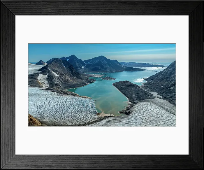 Framed Print : Aerial of Kulusuk, Greenland, Denmark, Polar Regions Framed Print : Aerial of Kulusuk, Greenland, Denmark, Polar Regions