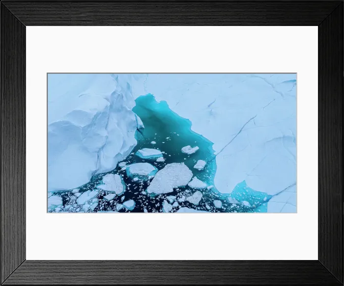 Framed Print : Aerial of the Ilulissat Icefjord, UNESCO World Heritage Site, Western Greenland, Denmark, Polar Regions Framed Print : Aerial of the Ilulissat Icefjord, UNESCO World Heritage Site, Western Greenland, Denmark, Polar Regions