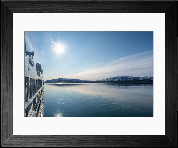 Framed Print : Icebreaker in the waters of Axel Heiberg island, Nunavut, Canadian Arctic, Canada, North America Framed Print : Icebreaker in the waters of Axel Heiberg island, Nunavut, Canadian Arctic, Canada, North America