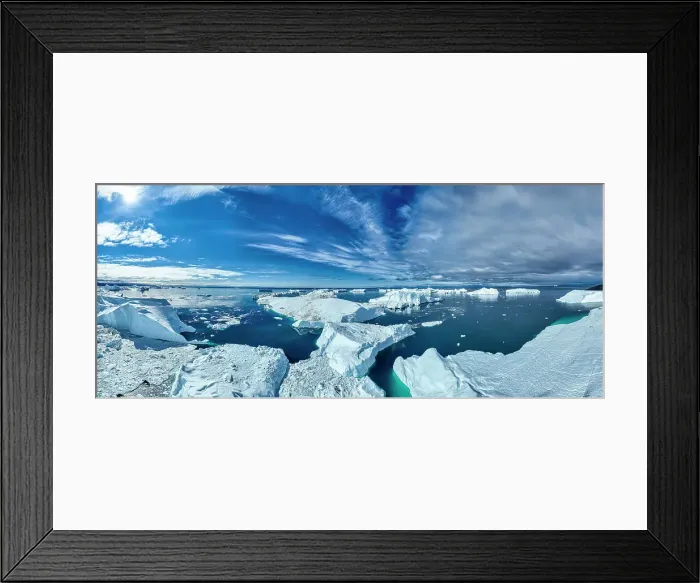 Framed Print : Aerial of the Ilulissat Icefjord, UNESCO World Heritage Site, Western Greenland, Denmark, Polar Regions Framed Print : Aerial of the Ilulissat Icefjord, UNESCO World Heritage Site, Western Greenland, Denmark, Polar Regions