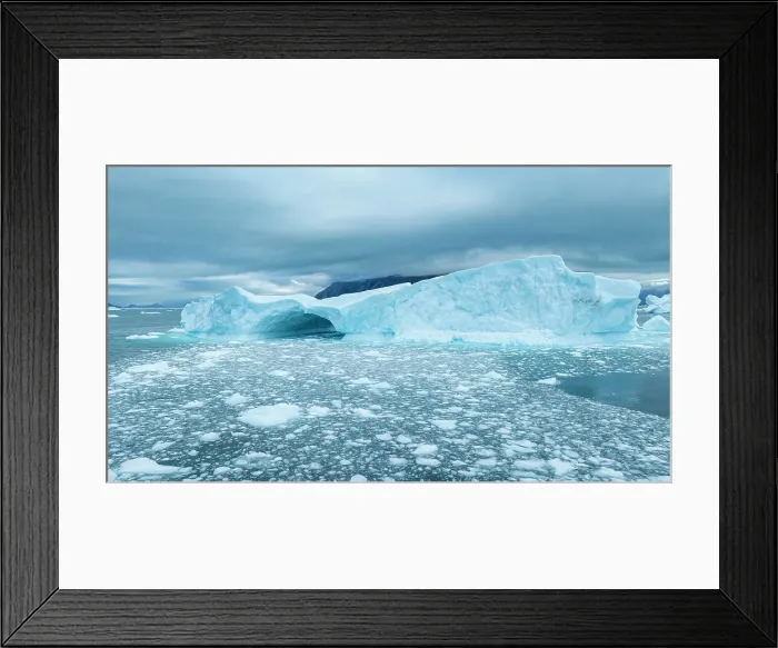 Framed Print : Aerial of an ice arch in the Nuuk Icefjord, Western Greenland, Denmark, Polar Regions Framed Print : Aerial of an ice arch in the Nuuk Icefjord, Western Greenland, Denmark, Polar Regions