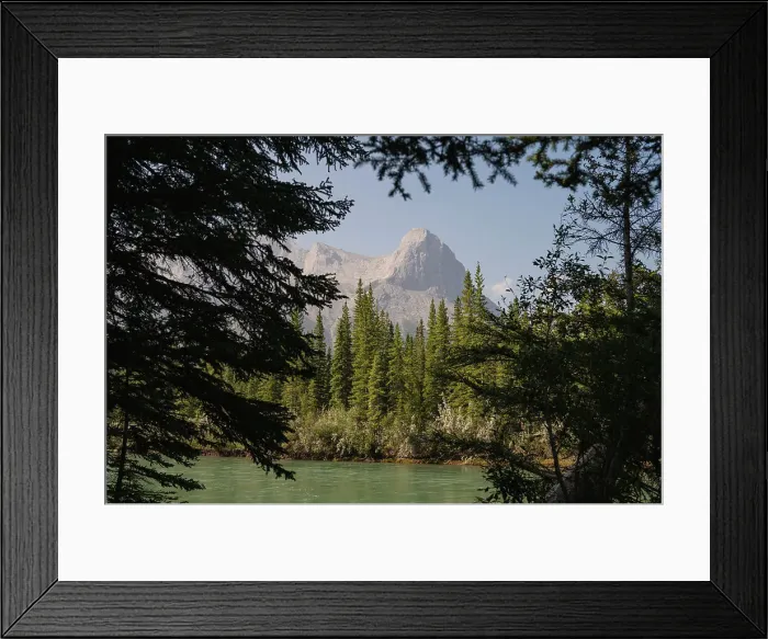 Framed Print : The Bow River and Ha Ling Peak in wildfire smoke, Canmore, Canadian Rockies, Alberta, Canada, North America Framed Print : The Bow River and Ha Ling Peak in wildfire smoke, Canmore, Canadian Rockies, Alberta, Canada, North America