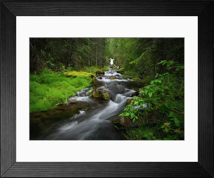Framed Print : The Magic Waterfall in summertime, Canmore, Alberta, Canadian Rockies, Canada, North America Framed Print : The Magic Waterfall in summertime, Canmore, Alberta, Canadian Rockies, Canada, North America