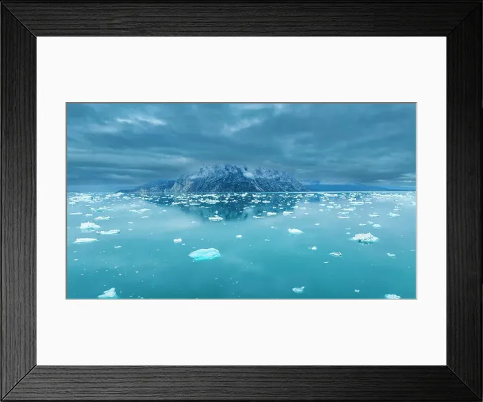 Framed Print : Aerial of the Nuuk Icefjord, Western Greenland, Denmark, Polar Regions Framed Print : Aerial of the Nuuk Icefjord, Western Greenland, Denmark, Polar Regions