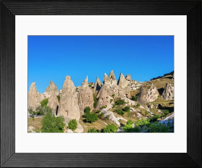 Framed Print : Cave dwellings by Uchisar Castle, Uchisar, Cappadocia, Anatolia, Turkey, Asia Minor, Asia Framed Print : Cave dwellings by Uchisar Castle, Uchisar, Cappadocia, Anatolia, Turkey, Asia Minor, Asia