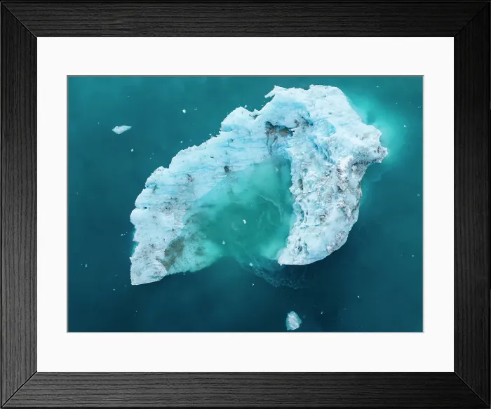 Framed Print : Aerial of an iceberg in the Nuuk Icefjord, Western Greenland, Denmark, Polar Regions Framed Print : Aerial of an iceberg in the Nuuk Icefjord, Western Greenland, Denmark, Polar Regions