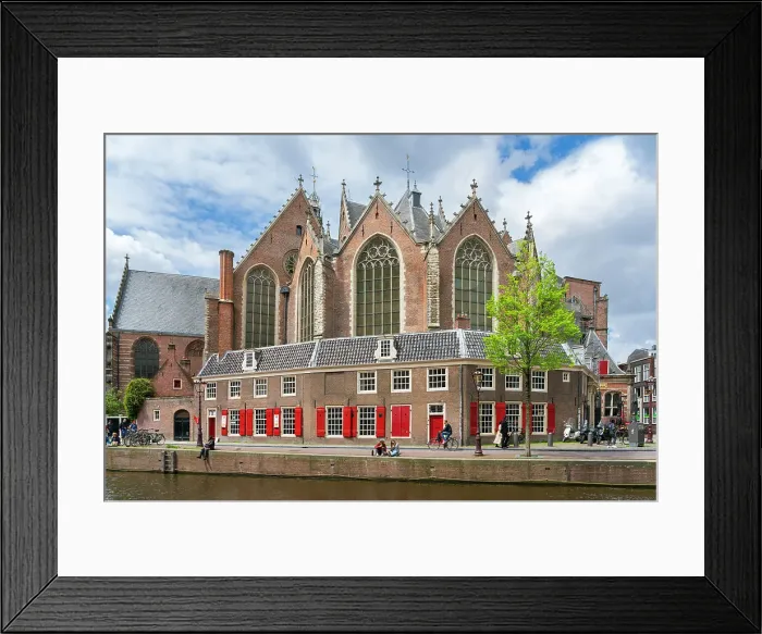 Framed Print : De Oude Kerk Church, Amsterdam, The Netherlands, Europe Framed Print : De Oude Kerk Church, Amsterdam, The Netherlands, Europe