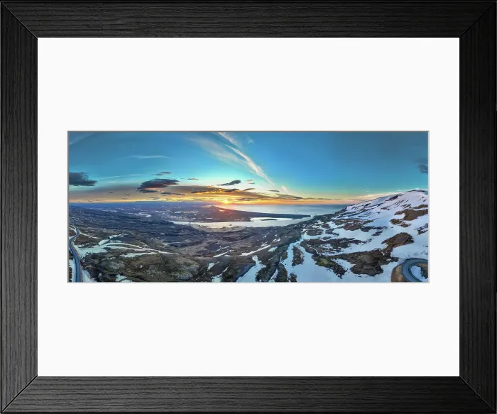 Framed Print : A view from the Storuro Trail Head in Northeast Iceland at sunset, Iceland, Polar Regions Framed Print : A view from the Storuro Trail Head in Northeast Iceland at sunset, Iceland, Polar Regions