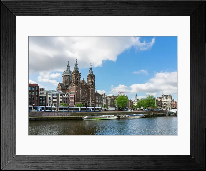 Framed Print : Basilica of Saint Nicholas, Amsterdam, The Netherlands, Europe