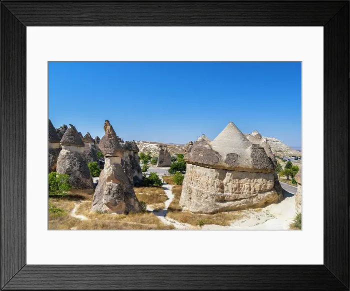 Framed Print : Fairy chimney rock formations, Pasabag Valley, Cavusin, Cappadocia, Anatolia, Turkey, Asia Minor, Asia Framed Print : Fairy chimney rock formations, Pasabag Valley, Cavusin, Cappadocia, Anatolia, Turkey, Asia Minor, Asia