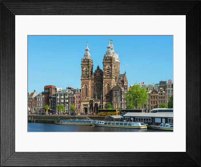Framed Print : Basilica of Saint Nicholas, Amsterdam, The Netherlands, Europe