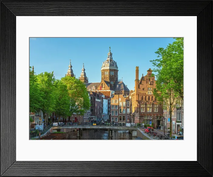 Framed Print : Basilica of Saint Nicholas, Amsterdam, The Netherlands, Europe Framed Print : Basilica of Saint Nicholas, Amsterdam, The Netherlands, Europe