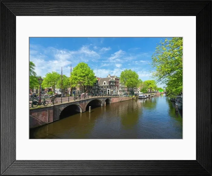 Framed Print : Brouwersgracht canal, Amsterdam, The Netherlands, Europe Framed Print : Brouwersgracht canal, Amsterdam, The Netherlands, Europe
