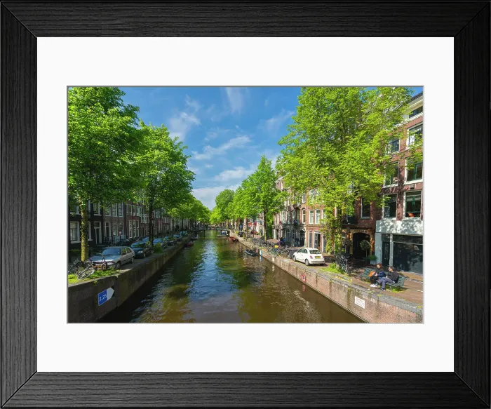 Framed Print : Prinsengracht canal, Amsterdam, The Netherlands, Europe Framed Print : Prinsengracht canal, Amsterdam, The Netherlands, Europe
