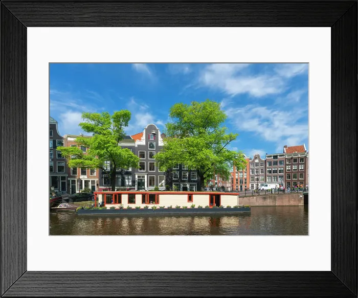Framed Print : Prinsengracht canal, Amsterdam, The Netherlands, Europe Framed Print : Prinsengracht canal, Amsterdam, The Netherlands, Europe