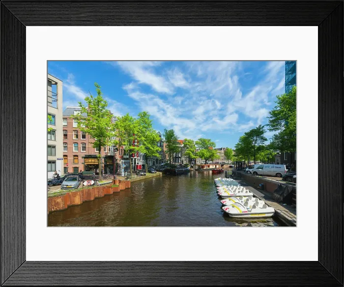 Framed Print : Prinsengracht canal, Amsterdam, The Netherlands, Europe Framed Print : Prinsengracht canal, Amsterdam, The Netherlands, Europe