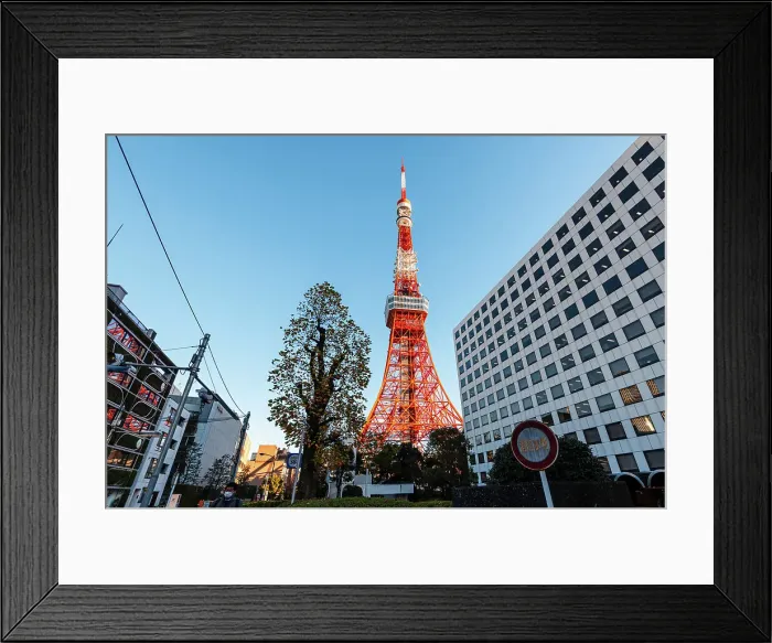Framed Print : Tokyo Tower illuminated by evening sun, Tokyo, Honshu, Japan, Asia Framed Print : Tokyo Tower illuminated by evening sun, Tokyo, Honshu, Japan, Asia