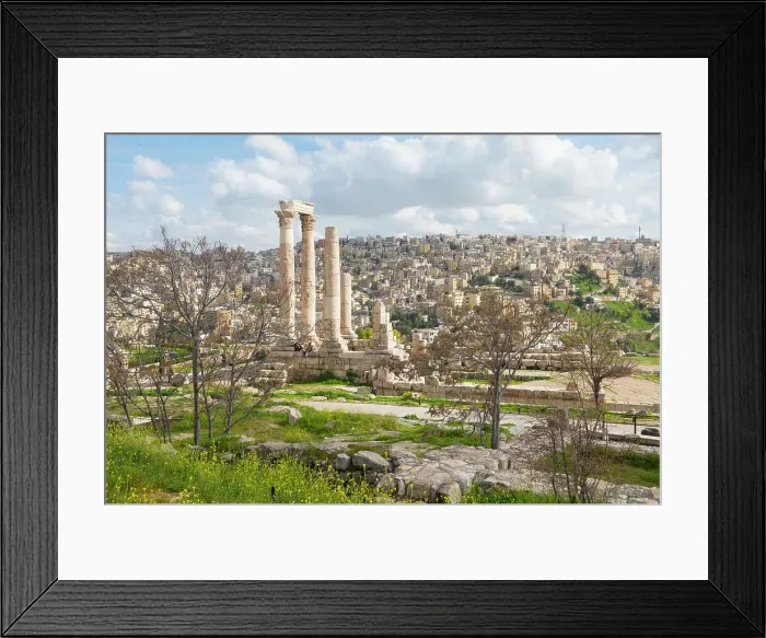 Framed Print : The Temple of Hercules within the Amman Citadel (Jabal al-Qal'a), historic site located on top of a hill in the heart of Amman, Jordan, Middle East Framed Print : The Temple of Hercules within the Amman Citadel (Jabal al-Qal'a), historic site located on top of a hill in the heart of Amman, Jordan, Middle East