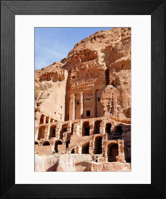 Framed Print : Royal tombs of Petra, UNESCO World Heritage Site, Jordan, Middle East Framed Print : Royal tombs of Petra, UNESCO World Heritage Site, Jordan, Middle East